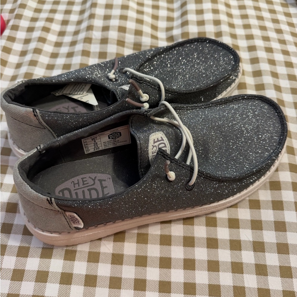 Hey Dude’s Womens Wendy Metallic Sparkle